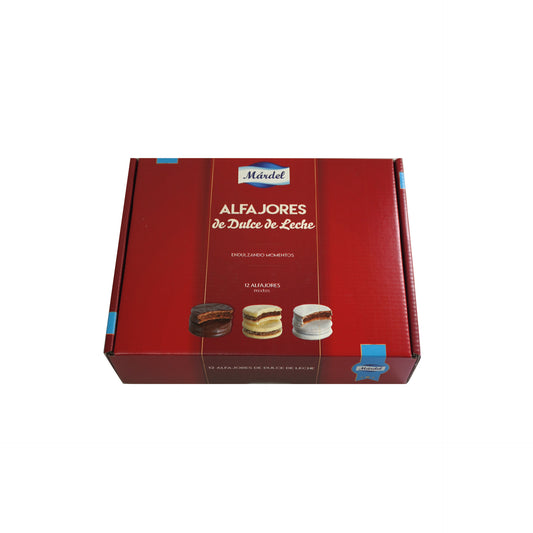 Caja de alfajores Mardel blanco, negro y maicena - Facón Barcelona